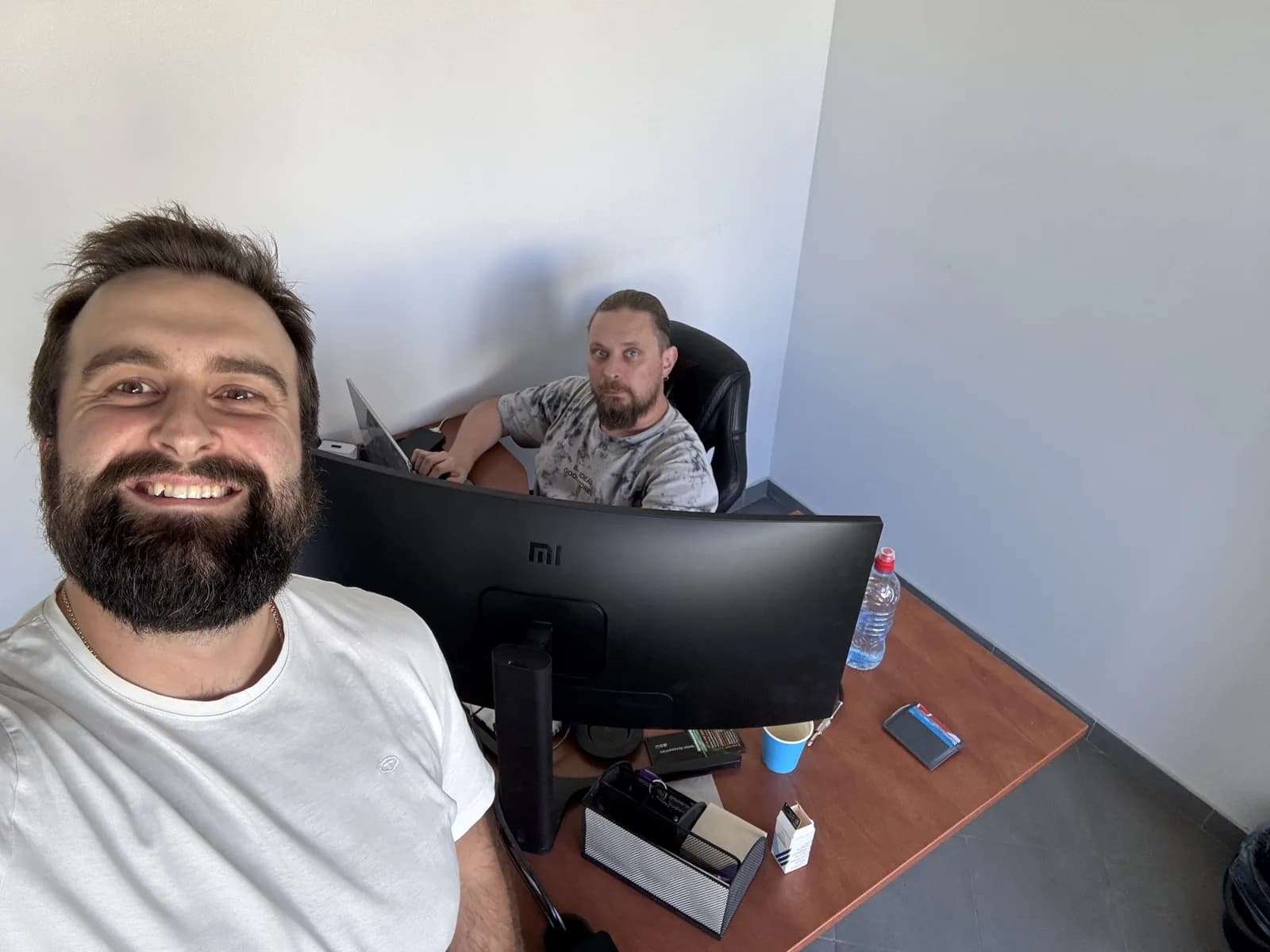 Руководитель компании и технический директор в офисе Moses-Team
